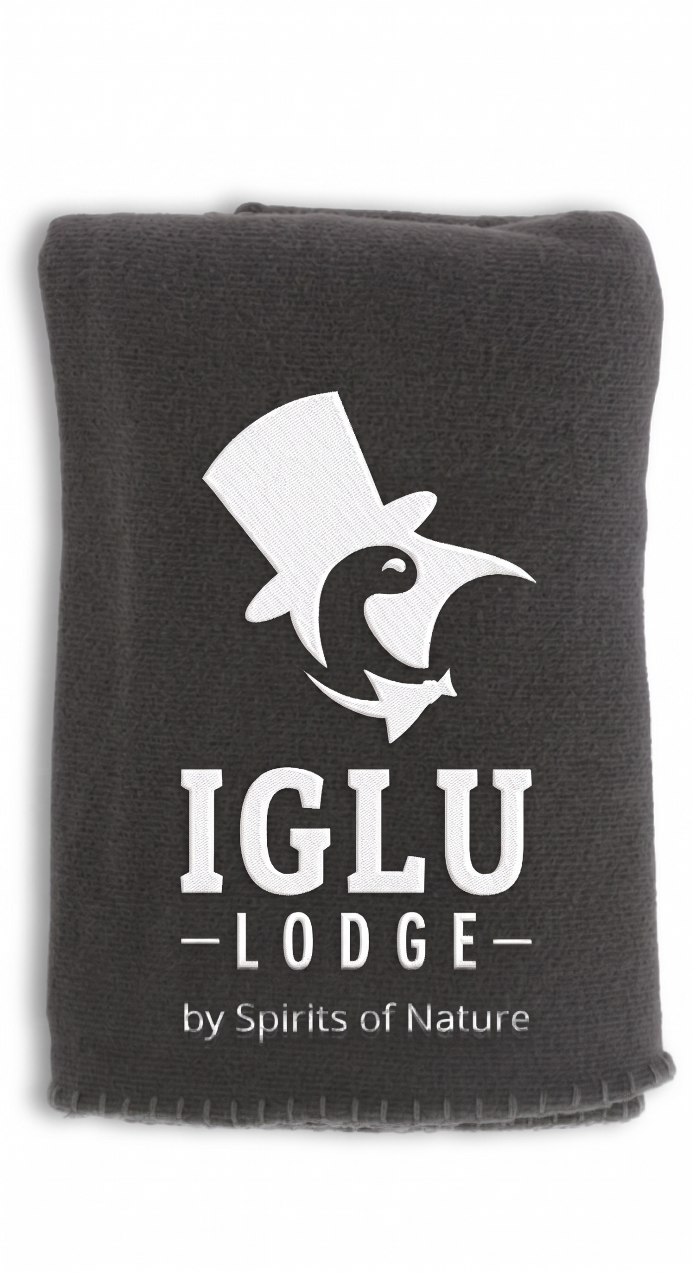 Recycling-Fleecedecke aus rPET im Iglu-Lodge Design